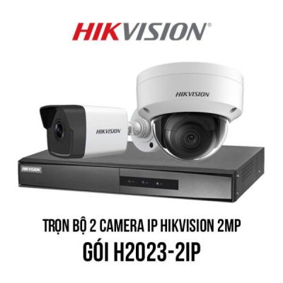 BỘ 2 CAMERA HIKVISION VÀ ĐẦU GHI HÌNH