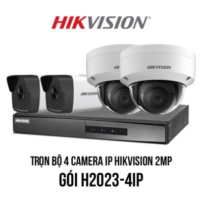 BỘ 4 CAMERA HIKVISION VÀ ĐẦU GHI HÌNH