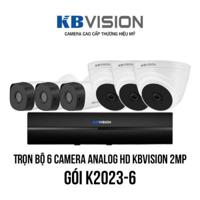 Bộ 6 Camera KBvision Và Đầu Ghi Hình