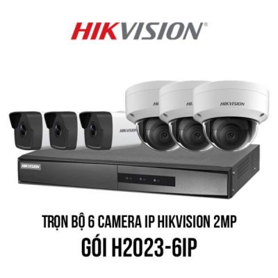 BỘ 6 CAMERA HIKVISION VÀ ĐẦU GHI HÌNH