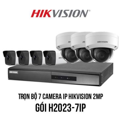 BỘ 7 CAMERA HIKVISION VÀ ĐẦU GHI HÌNH